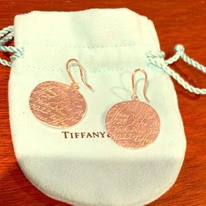 Tiffany & Co Notes Earrings sterling silver